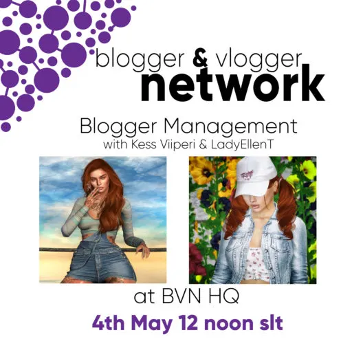 LIVE PRESENTATION – Blogger Management with Kess Viiperi & LadyEllenT